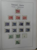 Österreich ab Klassik mit u.a. Grazer Aufdruck im Leuchtturm Vordruck #LZ275