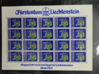 Liechtenstein Kleinbögen und Markenheftchen im Leuchtturmbinder #LZ282