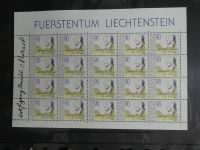 Liechtenstein Kleinbögen und Markenheftchen im Leuchtturmbinder #LZ282