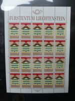 Liechtenstein Kleinbögen und Markenheftchen im Leuchtturmbinder #LZ282
