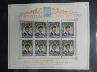 Liechtenstein Kleinbögen und Markenheftchen im Leuchtturmbinder #LZ282