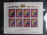 Liechtenstein Kleinbögen und Markenheftchen im Leuchtturmbinder #LZ282