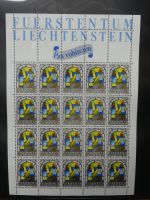 Liechtenstein Kleinbögen und Markenheftchen im Leuchtturmbinder #LZ282
