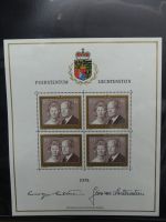 Liechtenstein Kleinbögen und Markenheftchen im Leuchtturmbinder #LZ282