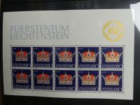 Liechtenstein Kleinbögen und Markenheftchen im Leuchtturmbinder #LZ282