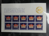 Liechtenstein Kleinbögen und Markenheftchen im Leuchtturmbinder #LZ282