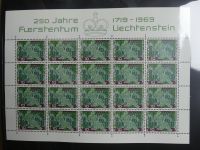 Liechtenstein Kleinbögen und Markenheftchen im Leuchtturmbinder #LZ282