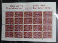 Liechtenstein Kleinbögen und Markenheftchen im Leuchtturmbinder #LZ282