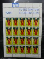 Liechtenstein Kleinbögen und Markenheftchen im Leuchtturmbinder #LZ282