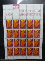 Liechtenstein Kleinbögen und Markenheftchen im Leuchtturmbinder #LZ282