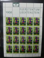 Liechtenstein Kleinbögen und Markenheftchen im Leuchtturmbinder #LZ282