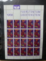 Liechtenstein Kleinbögen und Markenheftchen im Leuchtturmbinder #LZ282