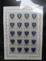 Liechtenstein Kleinbögen und Markenheftchen im Leuchtturmbinder #LZ282