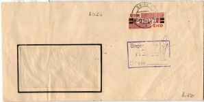 DDR X auf Brief DDR ZKD #NY441