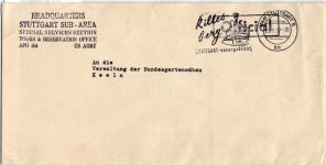 Alliierte Besetzung auf Brief Air Force USA #NY455