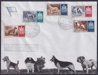 San Marino FDC 547-556 gestempelt auf Ersttagsbrief #NX204
