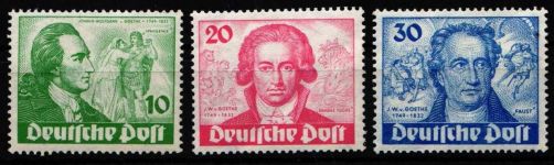 Berlin 61-63 postfrisch MiNr 63 leicht fleckig #NX258