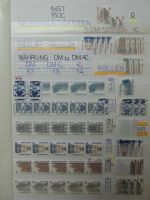 BRD Bund Dauerserien mit ca. 245 € Nominale im Einsteck Album #LZ298