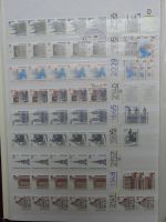 BRD Bund Dauerserien mit ca. 245 € Nominale im Einsteck Album #LZ298