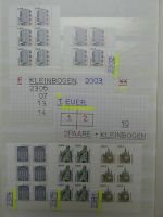 BRD Bund Dauerserien mit ca. 245 € Nominale im Einsteck Album #LZ298