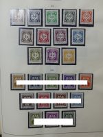 Deutsches Reich ab Brustschild besammelt im Leuchtturm Vordruck #LZ301