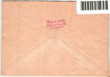 Alliierte Besetzung Hbl. 123 u.a. auf Brief Brit. Am. Zone ZF #NY841