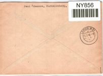 Alliierte Besetzung 929, 959, 960, 961 auf Brief Sowjet. Zone ZF #NY856
