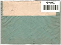 Alliierte Besetzung 924,954 auf Brief Sowjet. Zone ZF #NY857