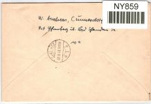 Alliierte Besetzung 915,918,922,961.178 auf Brief Sowjet. Zone ZF #NY859
