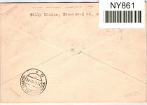 Alliierte Besetzung 915,921,959,961 auf Brief Sowjet. Zone ZF #NY861