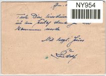 Alliierte Besetzung P962,955 als Ganzsache Brit. Am. Zone ZF #NY954