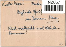 Alliierte Besetzung P 962,944,947,956 als Ganzsache Brit. Am. Zone ZF #NZ057