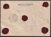 Alliierte Besetzung 51II,962,965,966 u.a. auf Brief Am. Brit. Zone ZF #NZ084