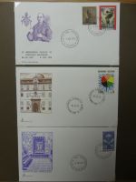 Motiv Papst mit FDCs und ** Marken der Länder im Einsteck-Album #LZ366