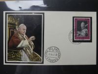 Motiv Papst mit FDCs und ** Marken der Länder im Einsteck-Album #LZ366