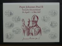 Motiv Papst mit FDCs und ** Marken der Länder im Einsteck-Album #LZ366