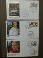 Motiv Papst mit FDCs und ** Marken der Länder im Einsteck-Album #LZ366