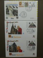 Motiv Papst mit FDCs und ** Marken der Länder im Einsteck-Album #LZ366