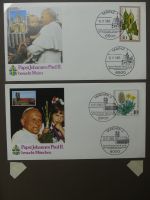 Motiv Papst mit FDCs und ** Marken der Länder im Einsteck-Album #LZ366
