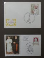Motiv Papst mit FDCs und ** Marken der Länder im Einsteck-Album #LZ366