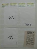 BRD Bund Automatenmarken mit ca. 80 € Nominale im Einsteck Album #LZ297