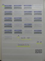 BRD Bund Automatenmarken mit ca. 80 € Nominale im Einsteck Album #LZ297