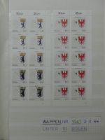 BRD Bund Automatenmarken mit ca. 80 € Nominale im Einsteck Album #LZ297