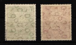 BRD Bund 121, 122 ** postfrisch Bachsiegel