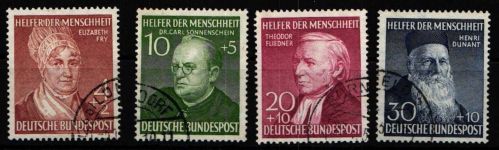 BRD Bund 156-159 gestempelt Wohlfahrt