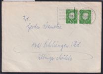 Berlin 183 Paar auf Brief waagerechtes Paar #NZ575