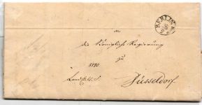 Vorphila Berlin KBHW 4 auf Brief Einkreisstempel Berlin #NZ635