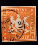 Württemberg 12 a gestempelt geprüft Heinrich BPP #OA328