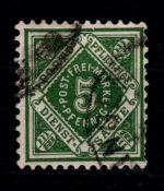 Württemberg 103 II a gestempelt geprüft Winkler BPP #OA365