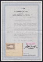 Liechtenstein 197 Eckrand ul postfrisch Fotoattest #NW541